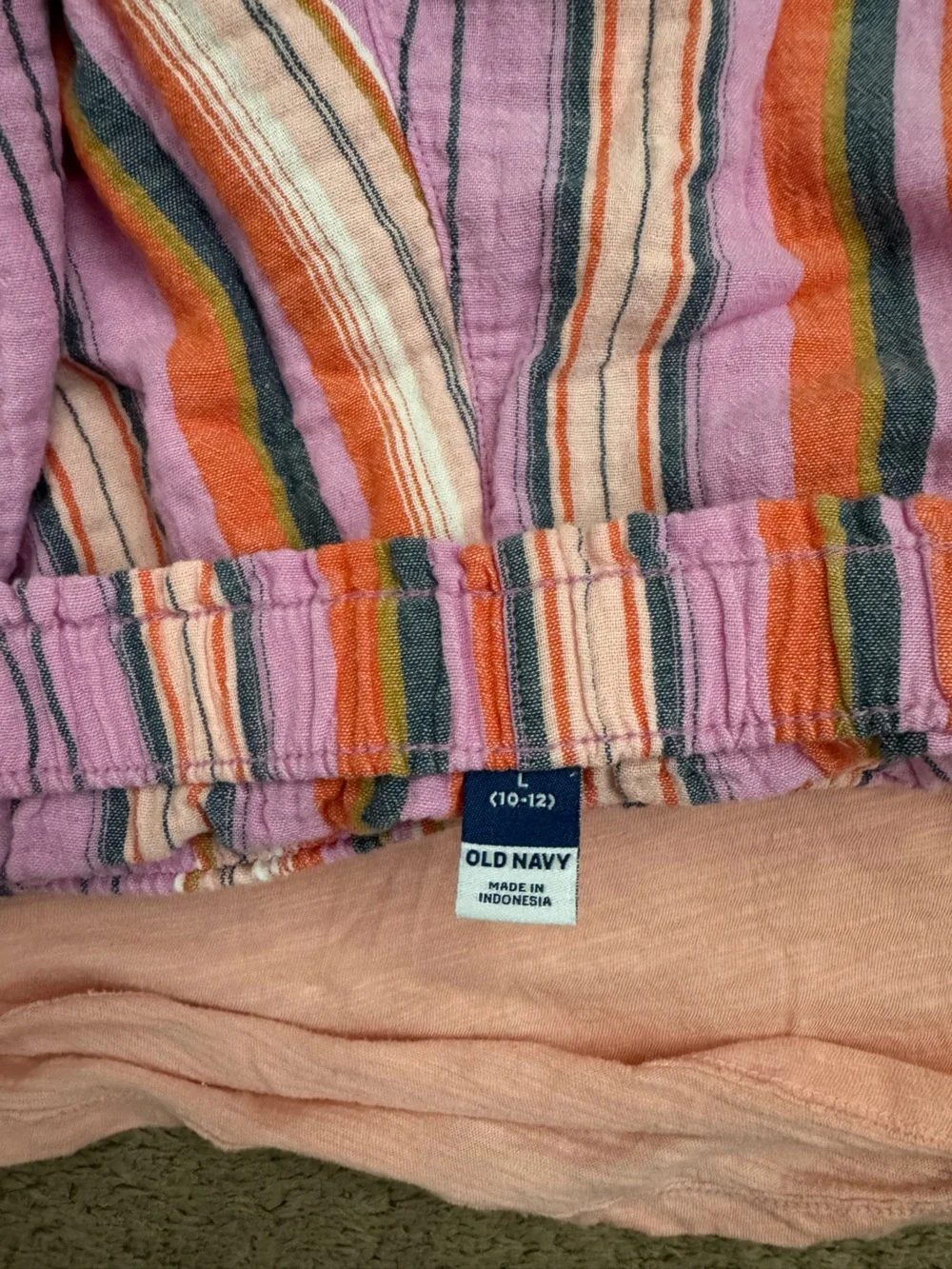 Old Navy tank top and shorts
